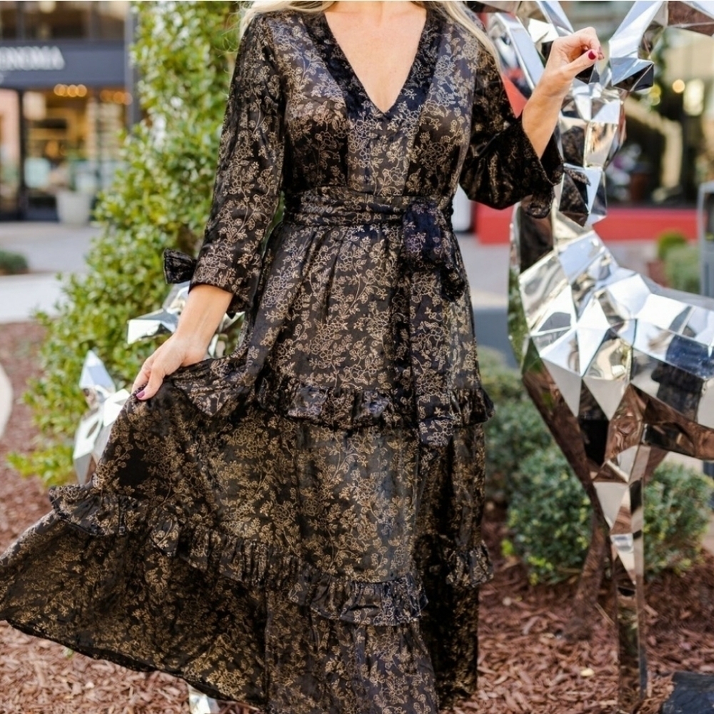 Victoria Dunn Serena Dress Gatsby Velvet